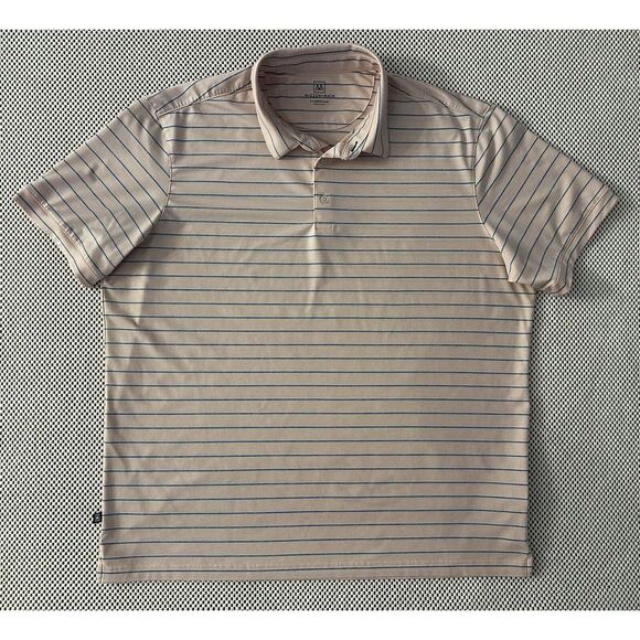 Mizzen And Main Polo Shirt SS Mens Size XL Classic Relaxed Fit Golf Stretch - Picture 2 of 8